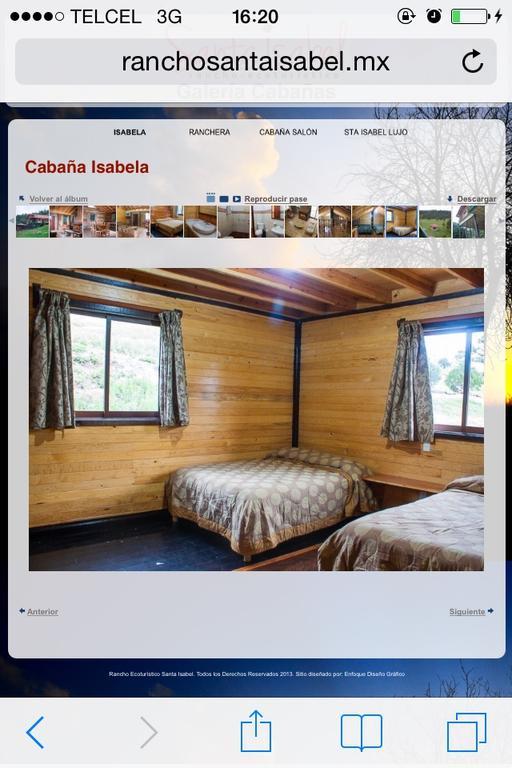 Вилла Cabanas Santa Isabel Рефухио Экстерьер фото