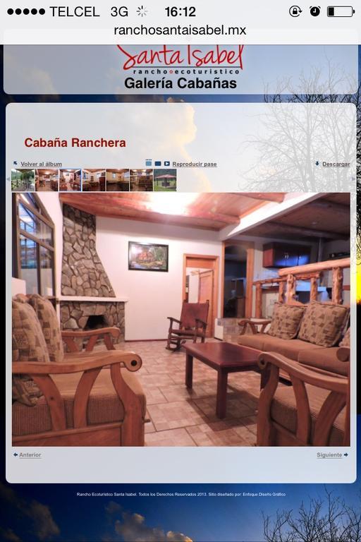 Вилла Cabanas Santa Isabel Рефухио Экстерьер фото